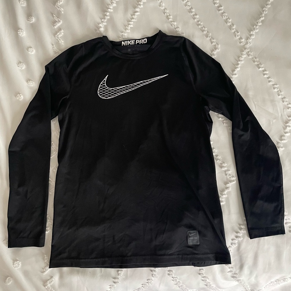 Nike Pro Black Undershirt Size Youth XL